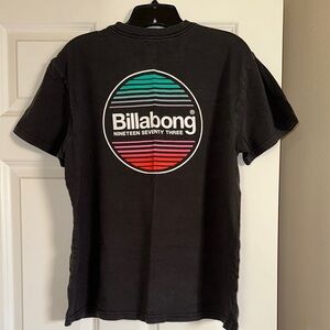 Billabong Black Graphic Tee
